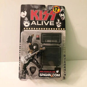 2000 KISS Band Paul Stanley  Starchild Alive McFarlane Spawn Action Figure